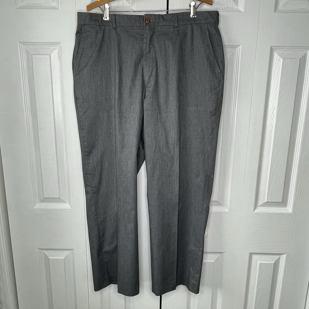 Orvis Lightweight Dark Gray Men's Pants Slacks Size‎ 35x29  RN 70534 Made USA